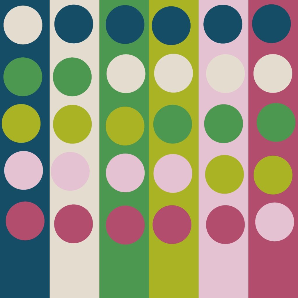 A color palette that Talia designed that should make a great floral pattern once her Artist’s Block wears off.