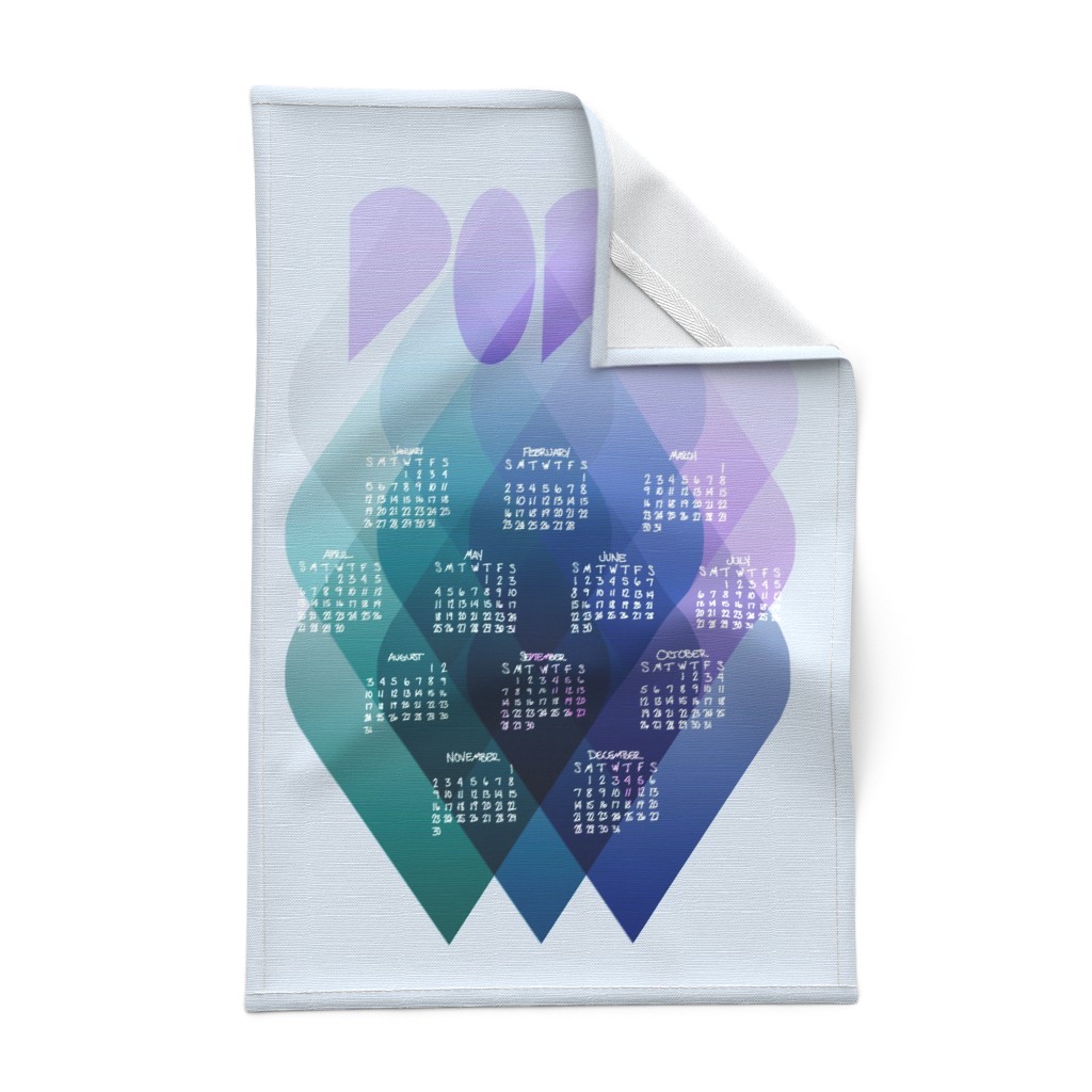 2025 Tea Towel Calendar by Talia Starkweather