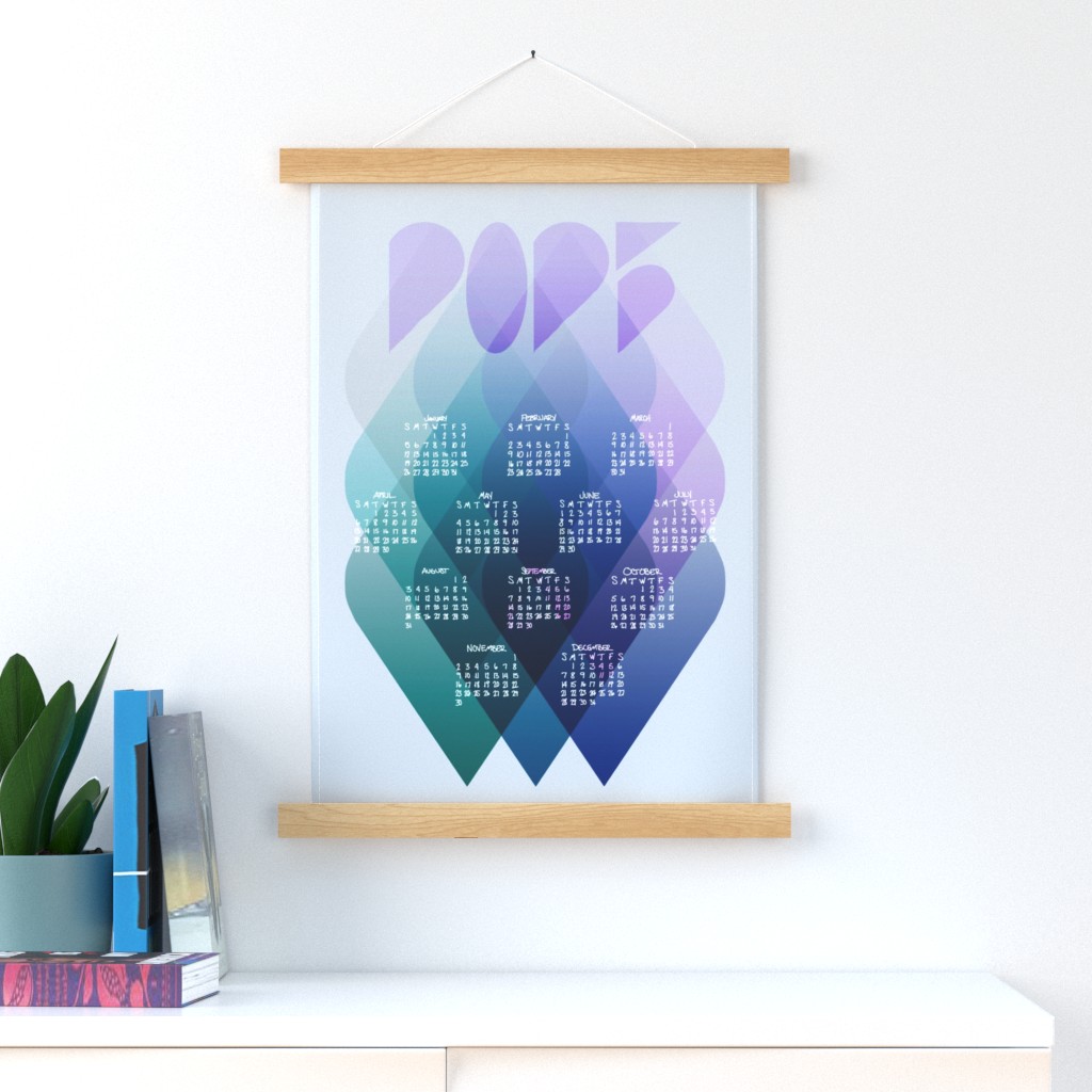 2025 Calendar Wall Hanging by Talia Starkweather